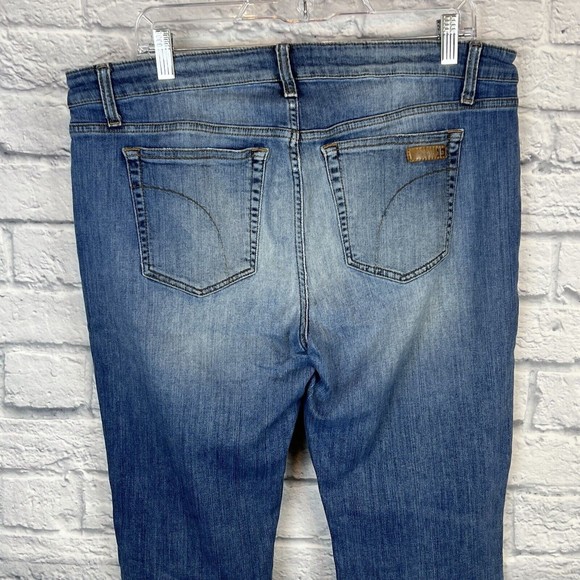 Joes Women Easy Crop Rita Slouchy Blue Wash Denim Stretch Jeans Sz 32X26 (36X26) - Picture 5 of 14